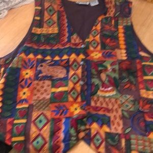 Colorful cotton vest